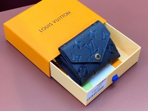 M82133 Louis Vuitton Replica Celeste Wallet Monogram Empreinte leather tri fold Wallet For Womens