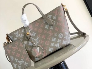 M23758 Replica Louis Vuitton Blossom PM Mahina perforated calfskin leather Womens Tote Bag