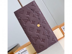 M82451 Replica Louis Vuitton Emilie Wallet Monogram Empreinte leather Womens Wallets and Small Leather Goods