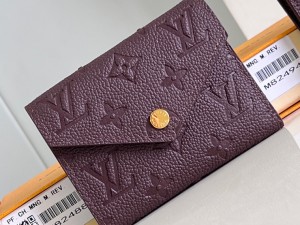 M82488 Louis Vuitton Replica Victorine Wallet Monogram Empreinte embossed cowhide leather Wallets For Womens