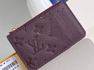 M82494 Replica Louis Vuitton Romy Card Holder Monogram Empreinte embossed cowhide leather Wallets and Small Leather Goods